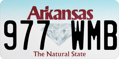 AR license plate 977WMB