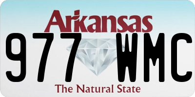 AR license plate 977WMC