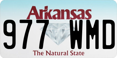 AR license plate 977WMD