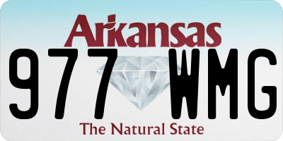 AR license plate 977WMG