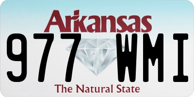 AR license plate 977WMI