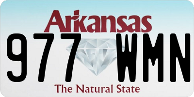 AR license plate 977WMN