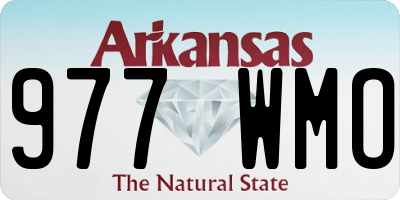 AR license plate 977WMO