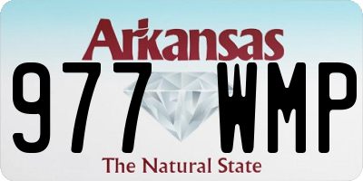 AR license plate 977WMP