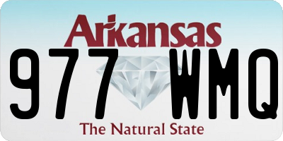 AR license plate 977WMQ