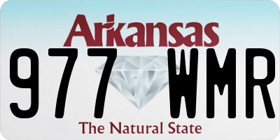 AR license plate 977WMR