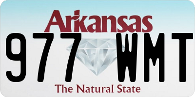 AR license plate 977WMT