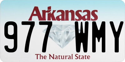 AR license plate 977WMY