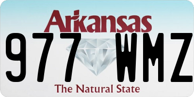 AR license plate 977WMZ