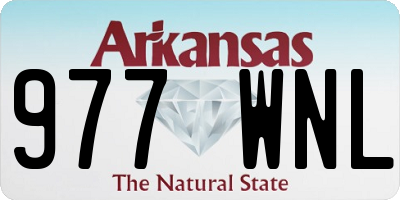 AR license plate 977WNL