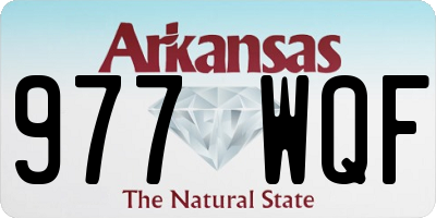 AR license plate 977WQF