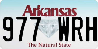 AR license plate 977WRH