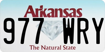 AR license plate 977WRY