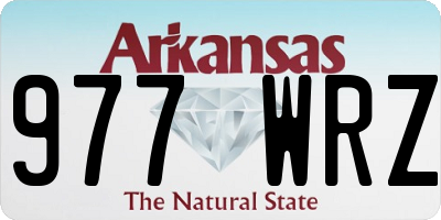 AR license plate 977WRZ