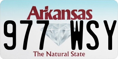 AR license plate 977WSY