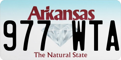 AR license plate 977WTA