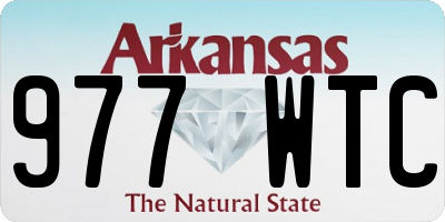 AR license plate 977WTC