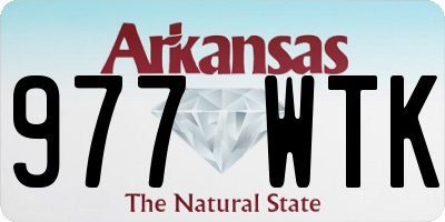 AR license plate 977WTK