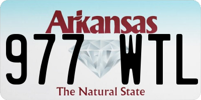 AR license plate 977WTL