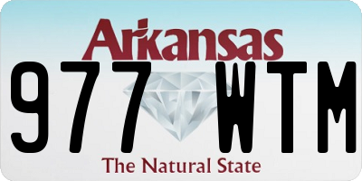 AR license plate 977WTM