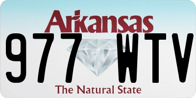 AR license plate 977WTV