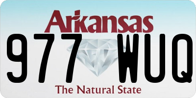 AR license plate 977WUQ