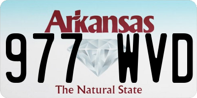 AR license plate 977WVD