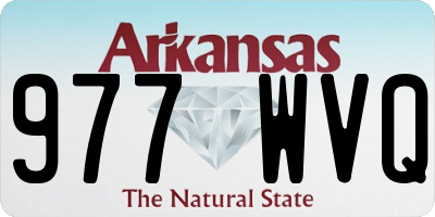 AR license plate 977WVQ