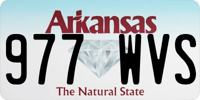 AR license plate 977WVS