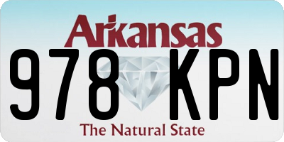 AR license plate 978KPN