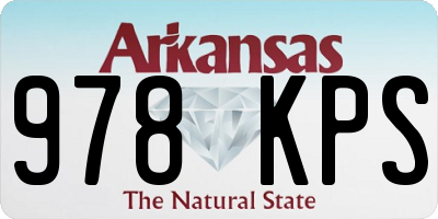 AR license plate 978KPS