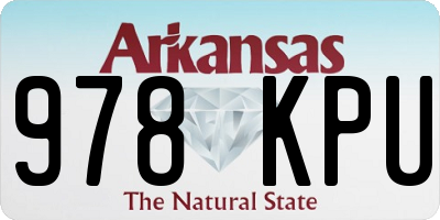 AR license plate 978KPU