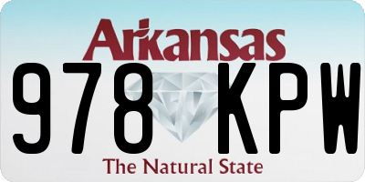 AR license plate 978KPW