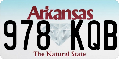 AR license plate 978KQB