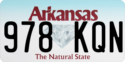 AR license plate 978KQN