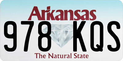 AR license plate 978KQS