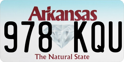 AR license plate 978KQU