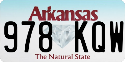 AR license plate 978KQW