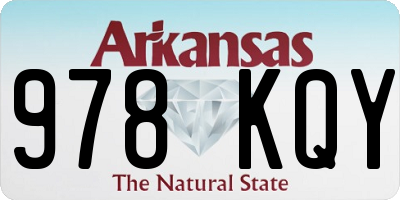 AR license plate 978KQY