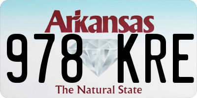 AR license plate 978KRE