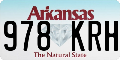 AR license plate 978KRH