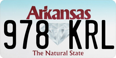 AR license plate 978KRL