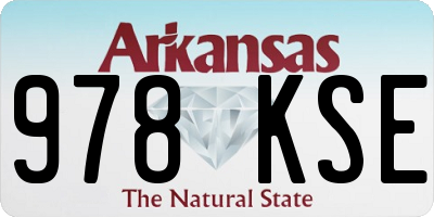 AR license plate 978KSE
