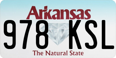 AR license plate 978KSL
