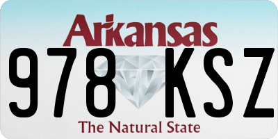 AR license plate 978KSZ