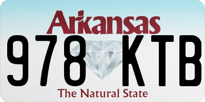 AR license plate 978KTB