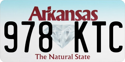 AR license plate 978KTC