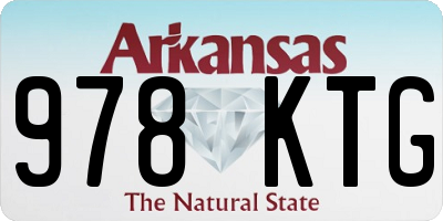 AR license plate 978KTG