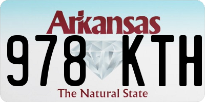 AR license plate 978KTH
