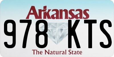 AR license plate 978KTS